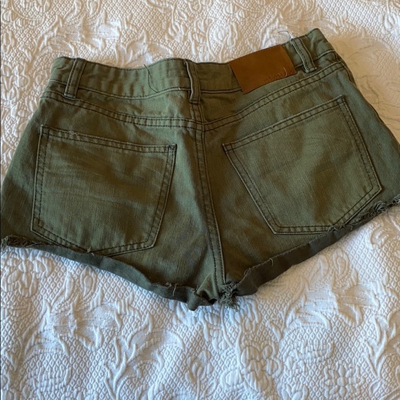 Hunter green Billabong Jean Shorts - Picture 2 of 6